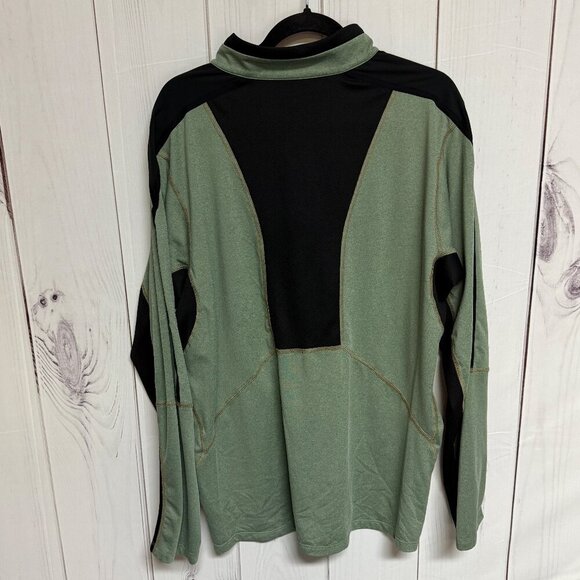 The North Face Kilowatt FlashDry ¼-Zip Shirt, Men’s XL – Moss Green, EUC!!! - Picture 2 of 8